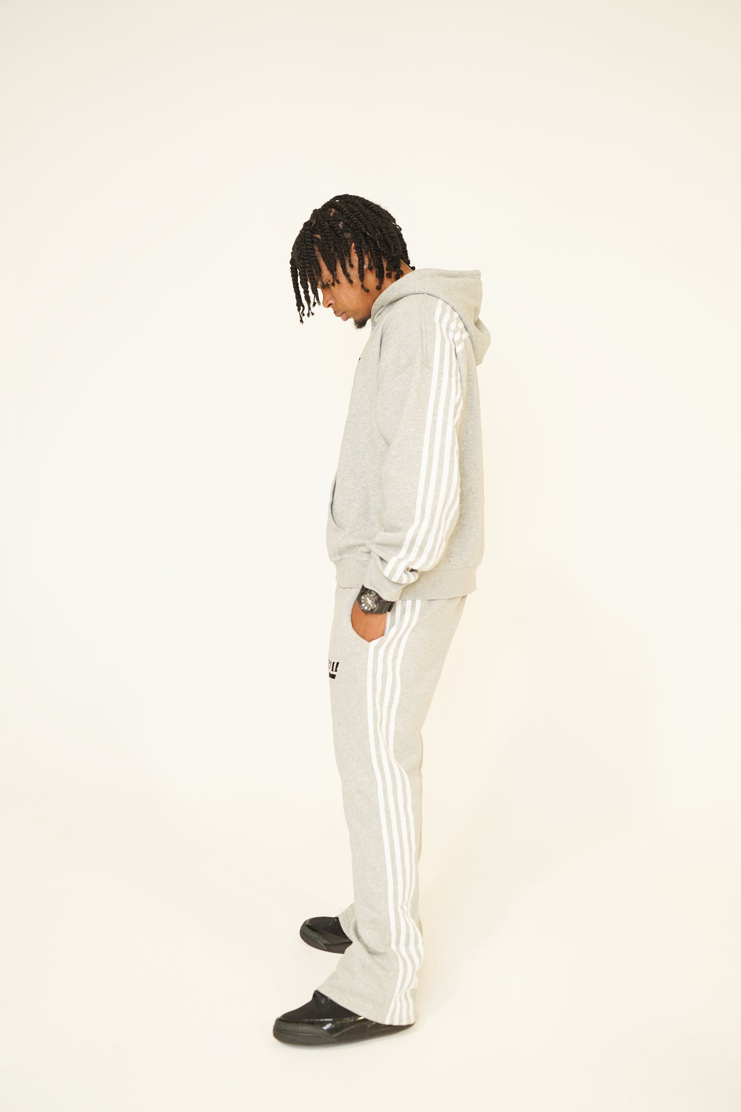 Grey Stripe Sweatsuit