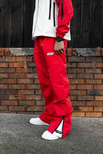 P2W Windbreaker Set – Red/White