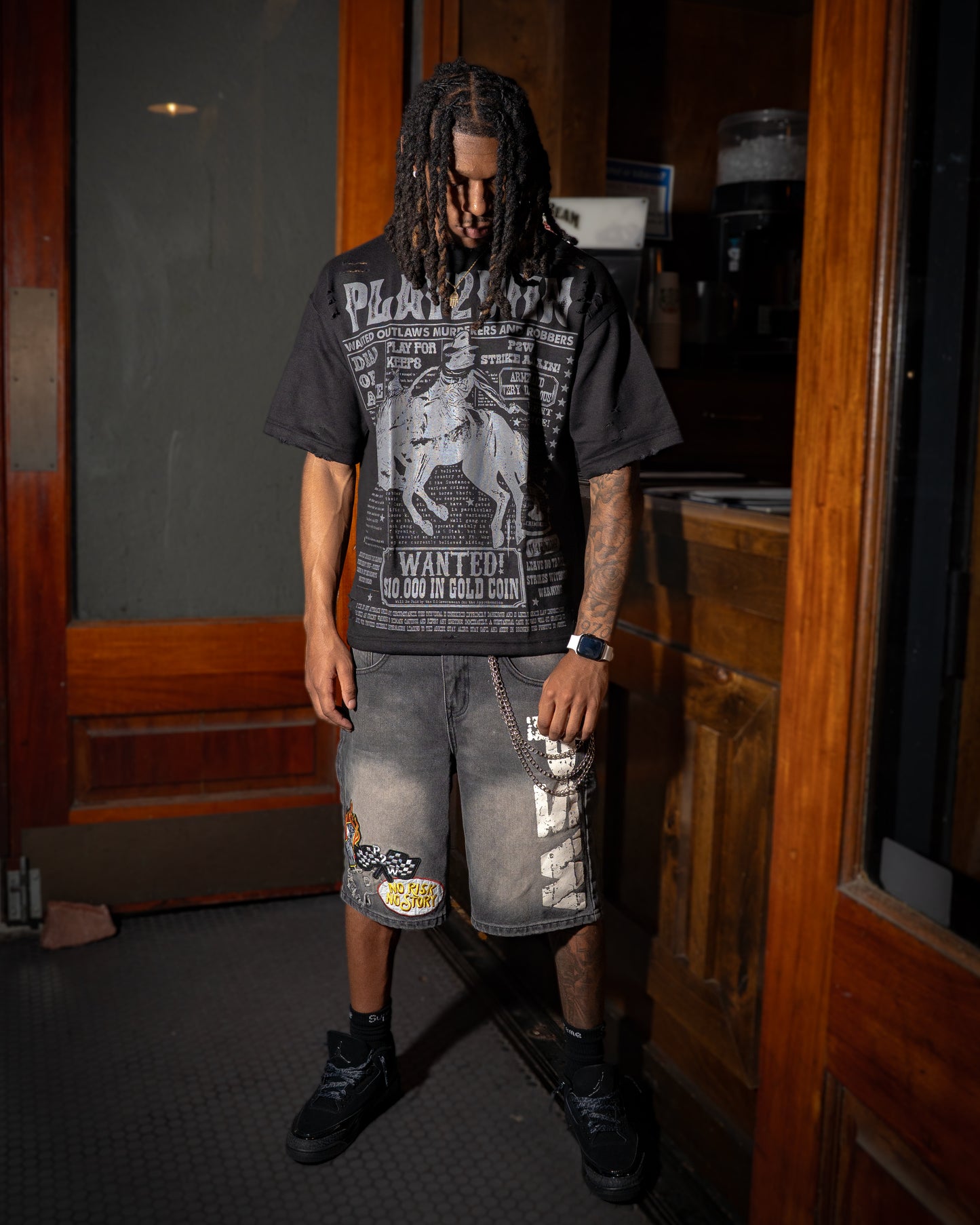 (Black) Cowboy Most Wanted Tee