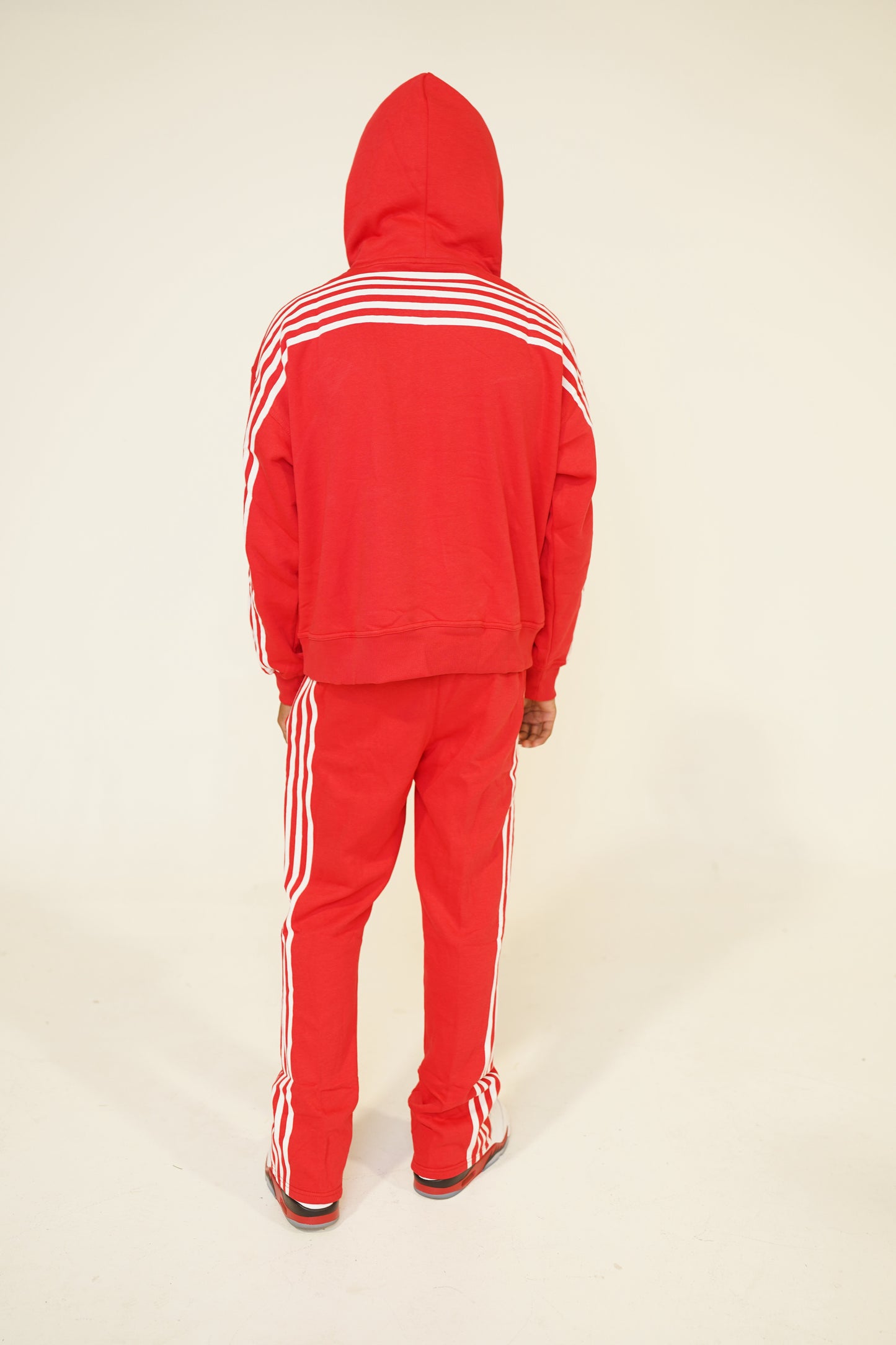 Red Stripe Sweatsuit