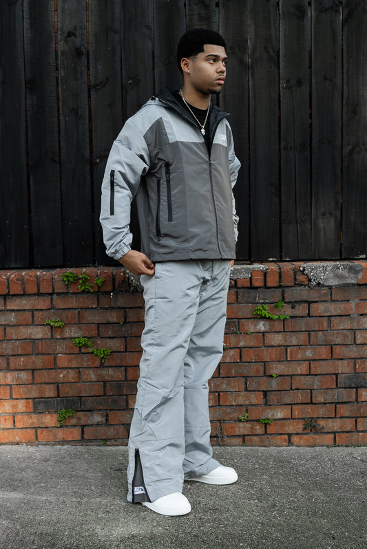 P2W Windbreaker Set – Gray/Charcoal