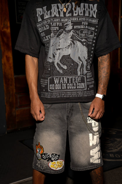 (Black) Cowboy Most Wanted Tee