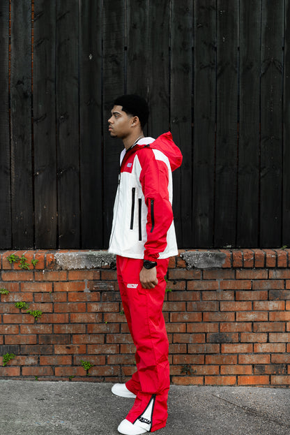 P2W Windbreaker Set – Red/White