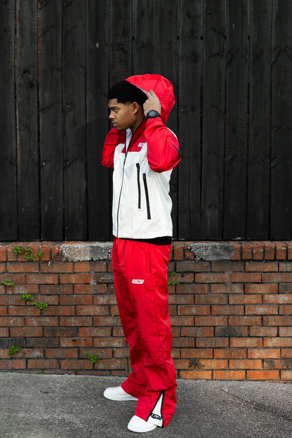 P2W Windbreaker Set – Red/White