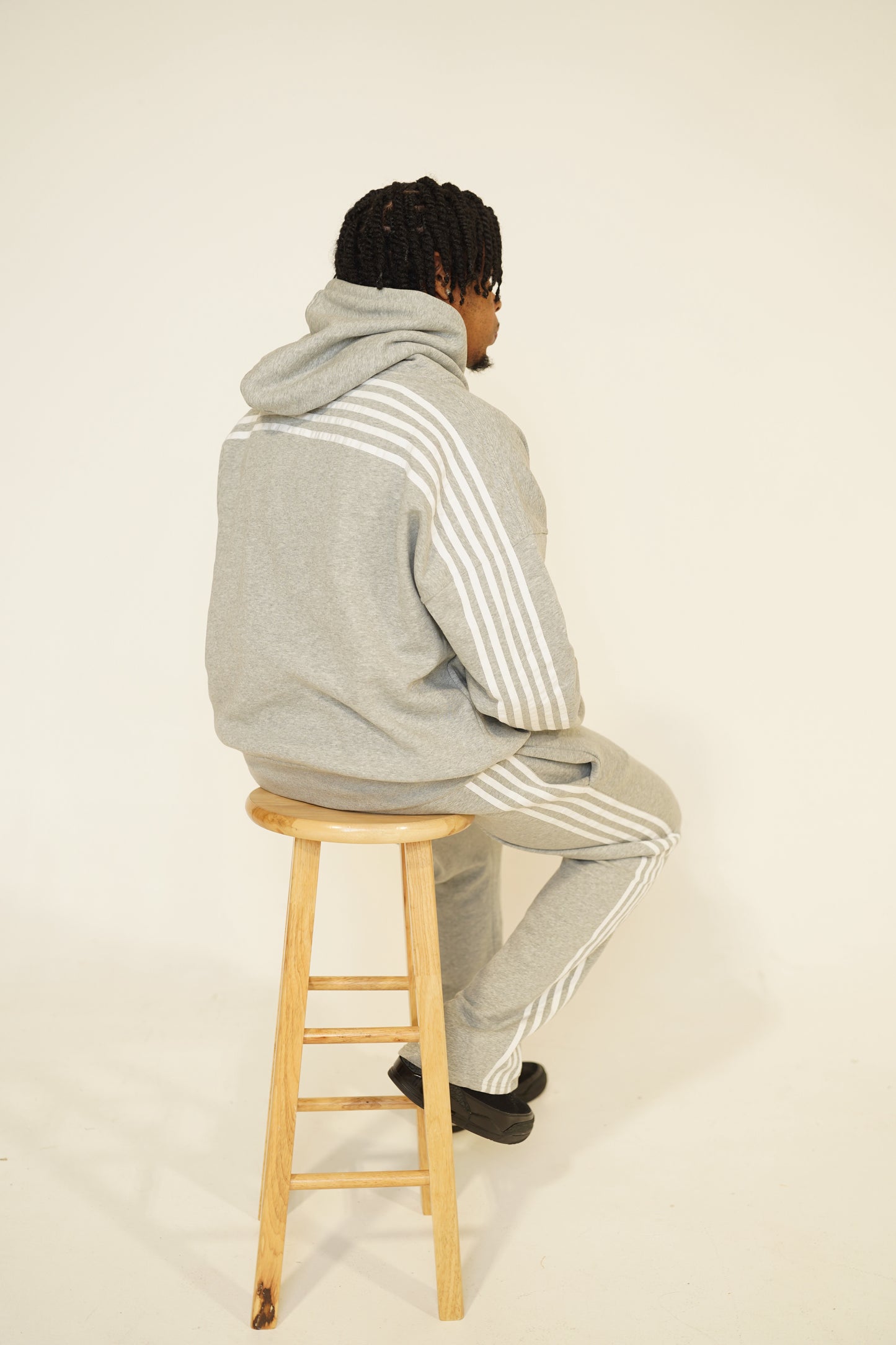 Grey Stripe Sweatsuit