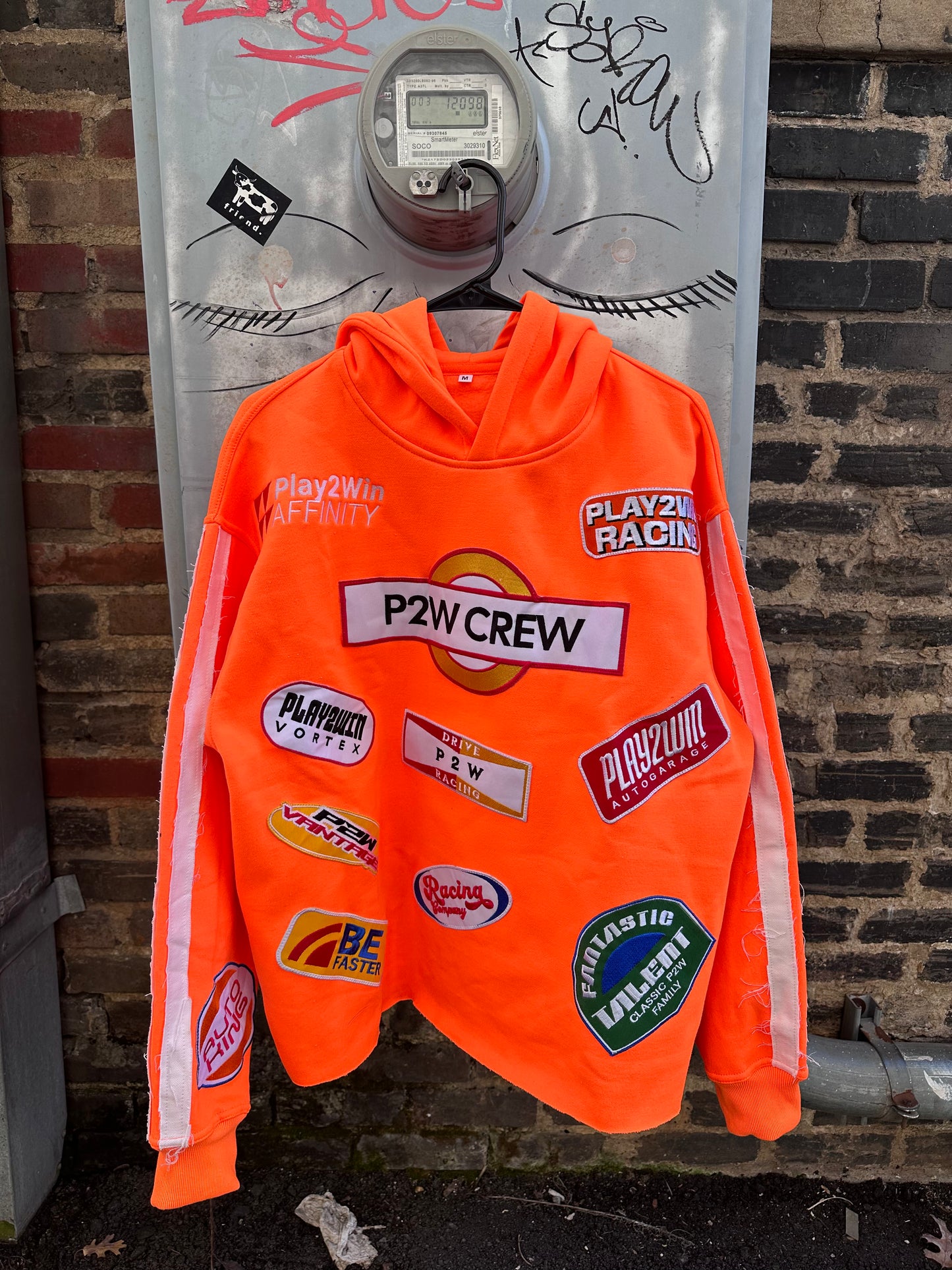 Orange Patch Hoodie