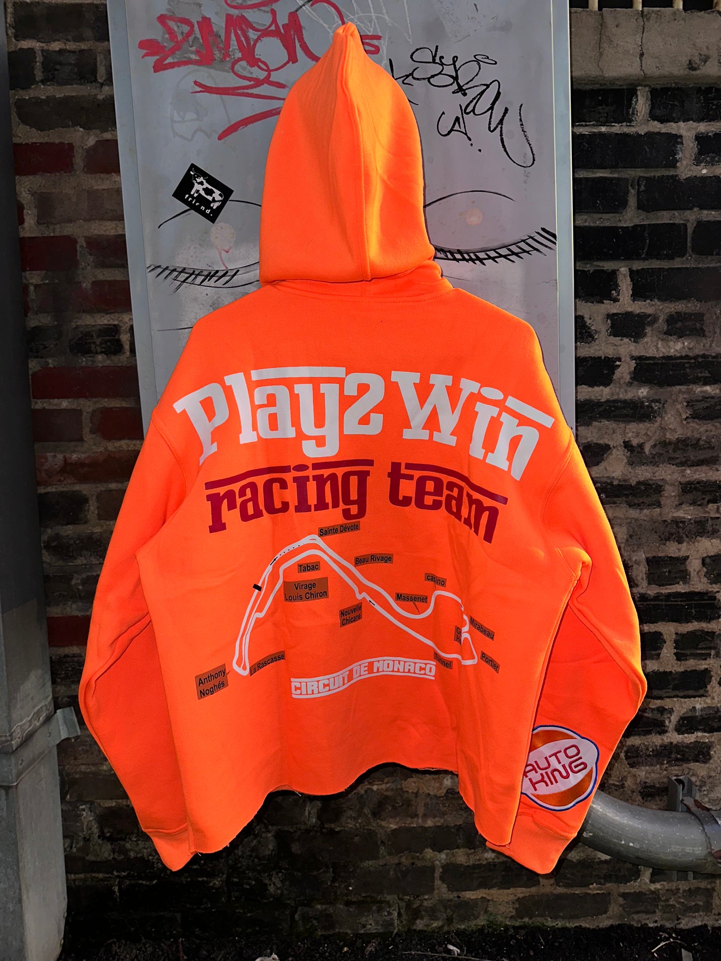 Orange Patch Hoodie