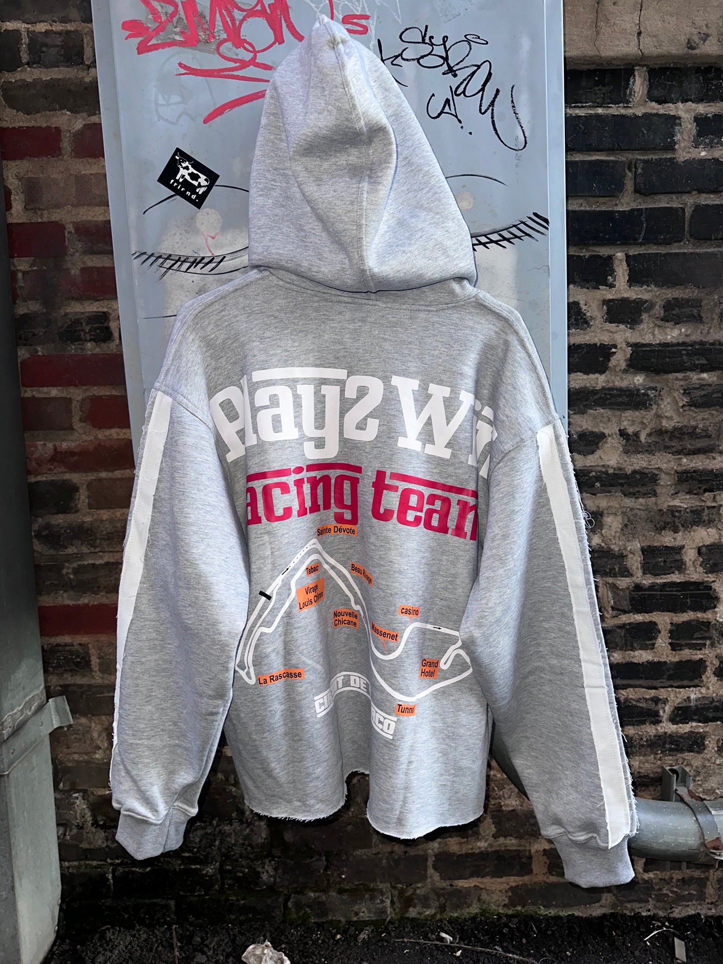 Grey Patch Hoodie